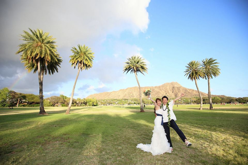 サンセットフォト,ハワイ婚,hawaii ハワイウェディング,ハワイ結婚式,リノハワイ,フォトウェディング